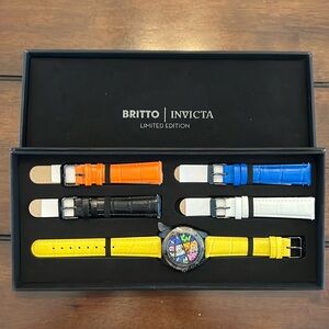 Brand New Limited Edition of 1000 Britto Invicta Watch